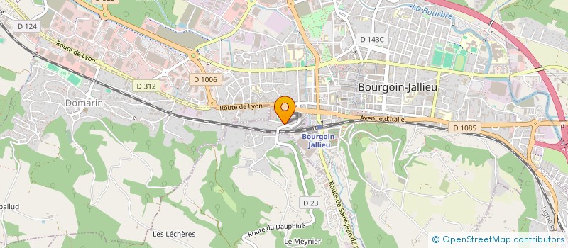 localisation de l'entreprise MONSIEUR OLIVIER FERRA à BOURGOIN-JALLIEU