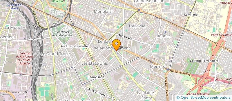 localisation de l'entreprise MONSIEUR OLIVIER FERRAILLE  LYON