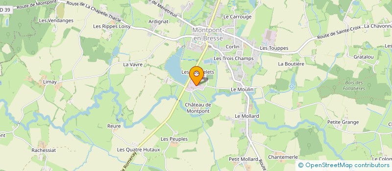 localisation de l'entreprise MONSIEUR OLIVIER FERRAND à MONTPONT-EN-BRESSE