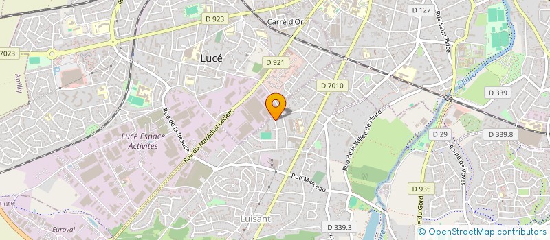 localisation de l'entreprise MONSIEUR OLIVIER FERRAND à LUISANT