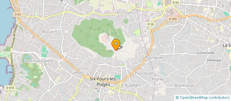 localisation de l'entreprise MONSIEUR OLIVIER FERRARIS à SIX-FOURS-LES-PLAGES