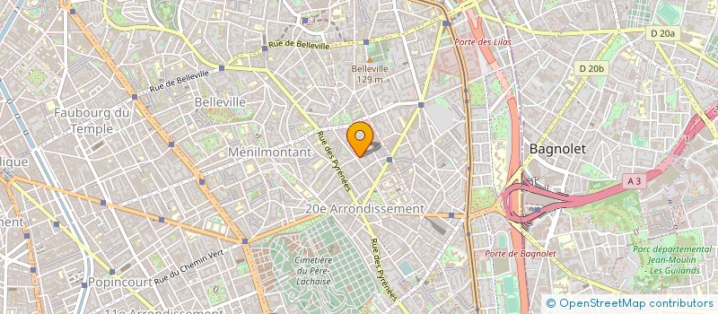 localisation de l'entreprise MONSIEUR OLIVIER FERREIRA  PARIS