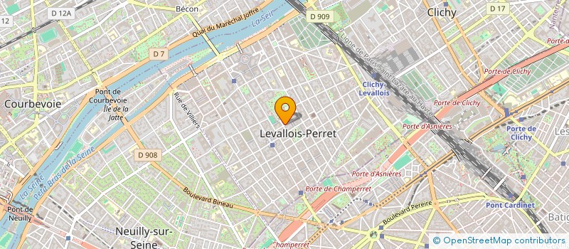 localisation de l'entreprise MONSIEUR OLIVIER FERTE à LEVALLOIS-PERRET