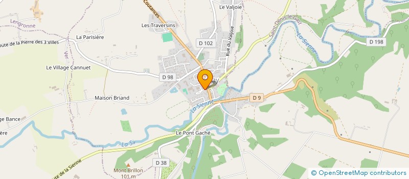 localisation de l'entreprise MONSIEUR OLIVIER FEVRE  GAVRAY-SUR-SIENNE