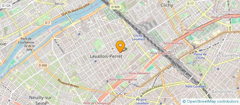 localisation de l'entreprise MONSIEUR OLIVIER FEVRIER à LEVALLOIS-PERRET