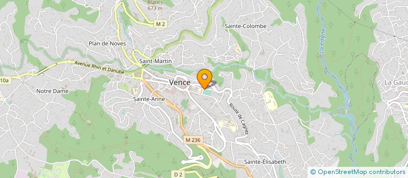 localisation de l'entreprise MONSIEUR OLIVIER FIAMMETTI à VENCE