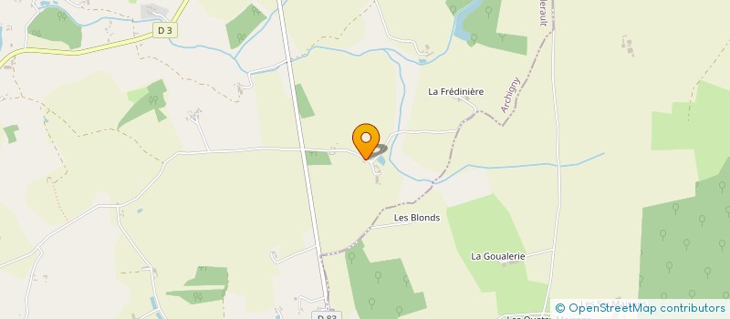 localisation de l'entreprise MONSIEUR OLIVIER FILLAUD  ARCHIGNY