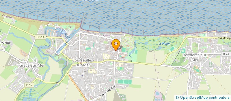 localisation de l'entreprise MONSIEUR OLIVIER FILOCHE  COURSEULLES-SUR-MER