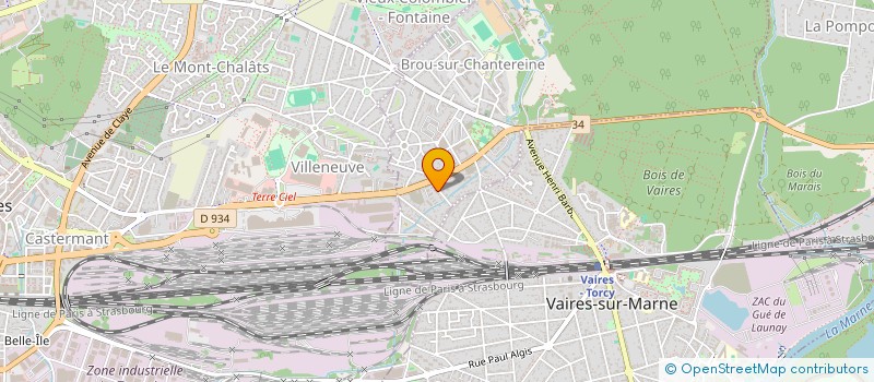 localisation de l'entreprise MONSIEUR OLIVIER FIMIEZ  BROU-SUR-CHANTEREINE