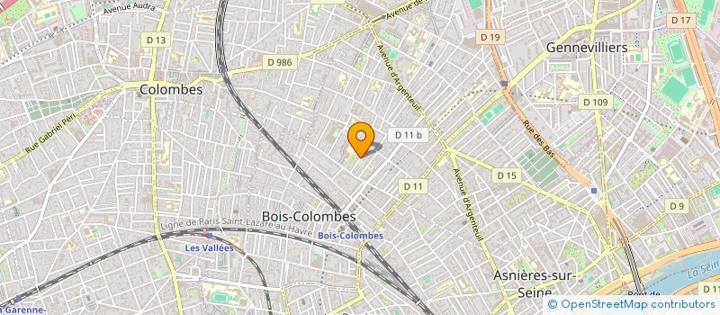 localisation de l'entreprise MONSIEUR OLIVIER FINALTERI à BOIS-COLOMBES