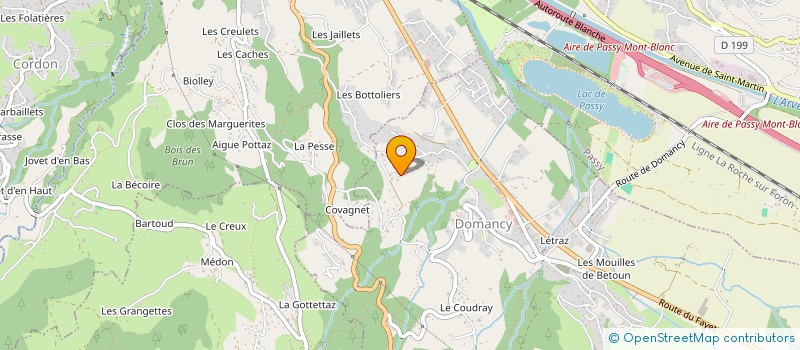 localisation de l'entreprise MONSIEUR OLIVIER FLAHAUT  DOMANCY