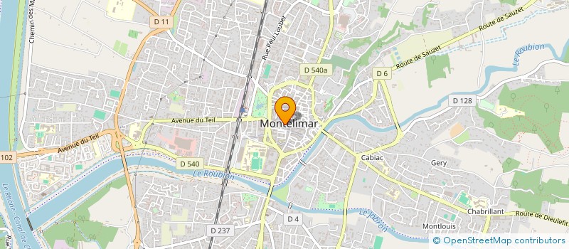 localisation de l'entreprise MONSIEUR OLIVIER FLANDIN  MONTELIMAR