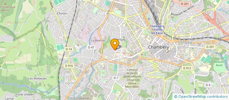 localisation de l'entreprise MONSIEUR OLIVIER FLENET  CHAMBERY