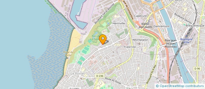 localisation de l'entreprise MONSIEUR OLIVIER FLOART  LE PORTEL