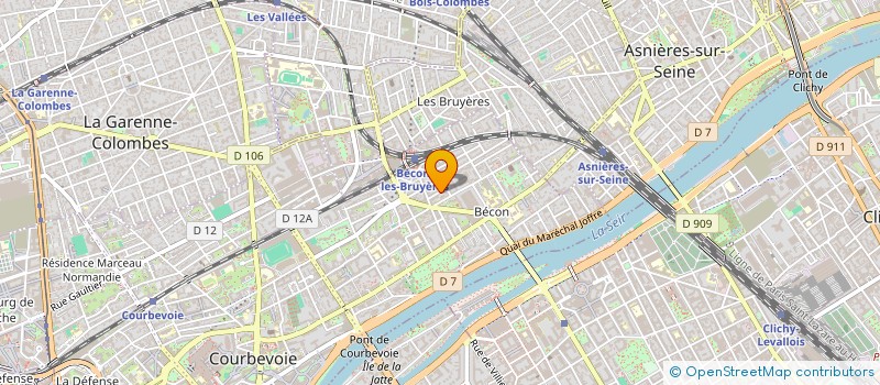 localisation de l'entreprise MONSIEUR OLIVIER FLORIO à COURBEVOIE