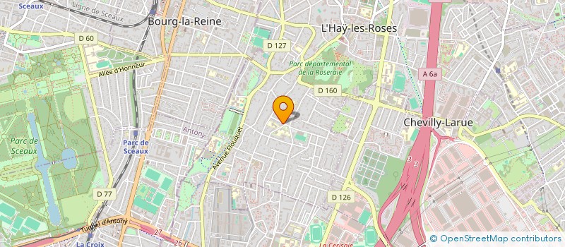 localisation de l'entreprise MONSIEUR OLIVIER FOLOPPE  L'HAY-LES-ROSES