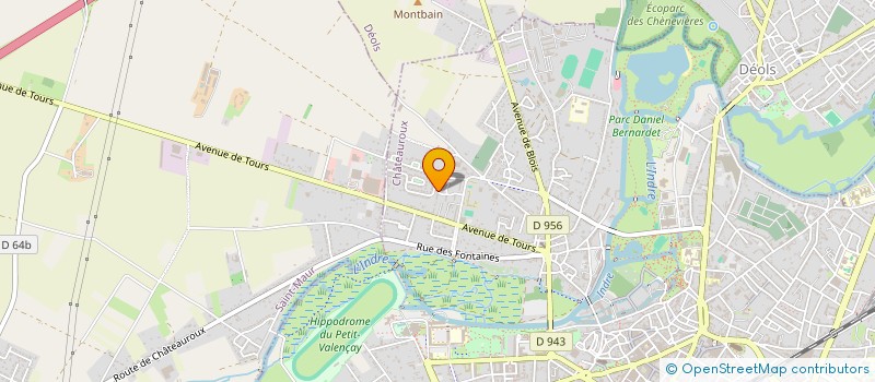 localisation de l'entreprise MONSIEUR OLIVIER FONDELOT à CHATEAUROUX