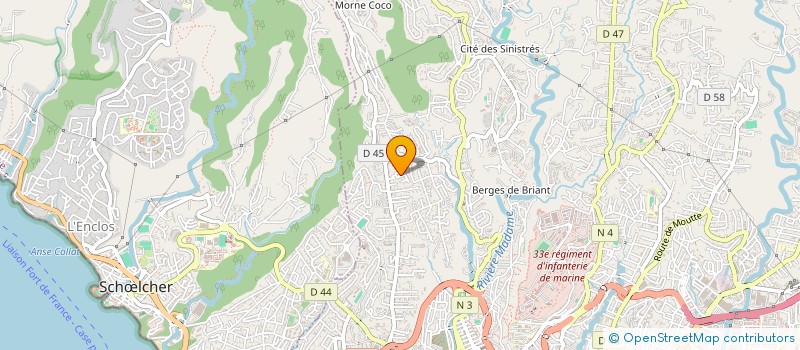 localisation de l'entreprise MONSIEUR OLIVIER FONSAT  FORT-DE-FRANCE