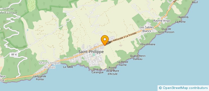 localisation de l'entreprise MONSIEUR OLIVIER FONTAINE à SAINT-PHILIPPE
