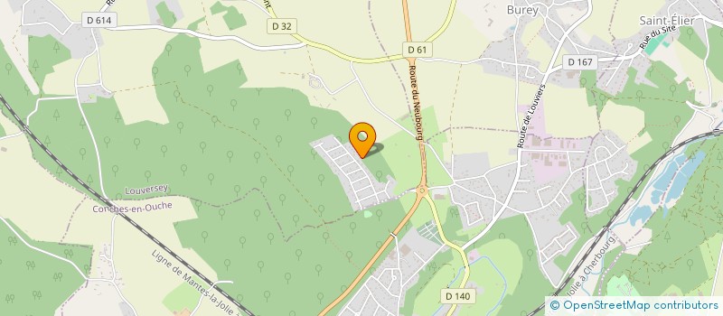 localisation de l'entreprise MONSIEUR OLIVIER FOSSET  LOUVERSEY