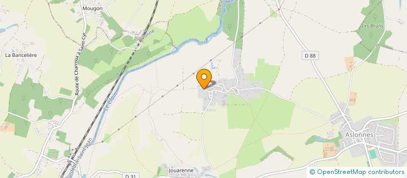 localisation de l'entreprise MONSIEUR OLIVIER FOUCAULT  ASLONNES