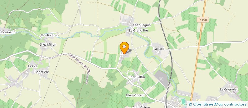 localisation de l'entreprise MONSIEUR OLIVIER FOUCHE  JUICQ