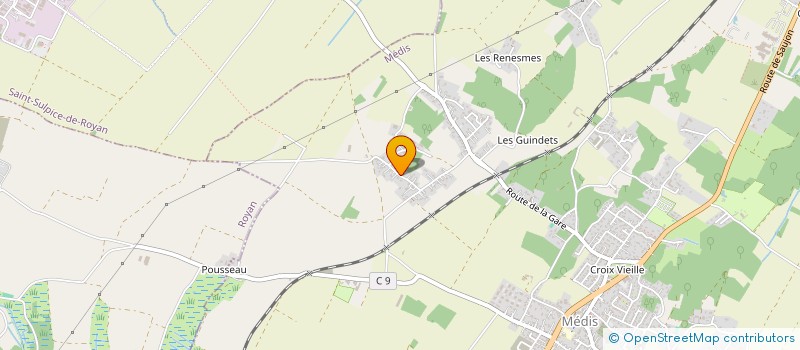 localisation de l'entreprise MONSIEUR OLIVIER FOUCHE  MEDIS