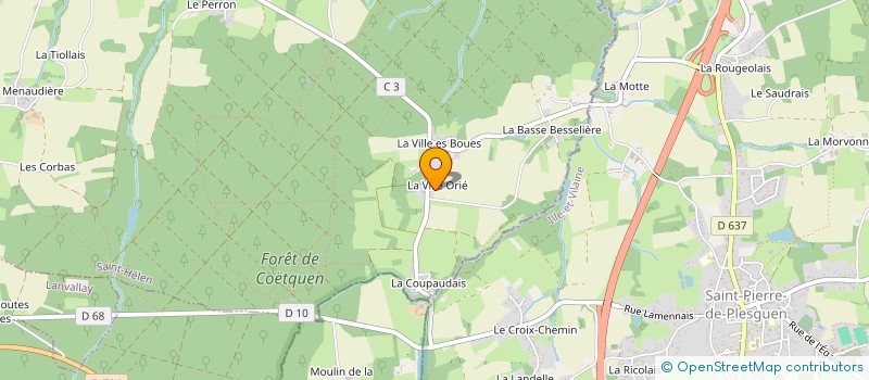 localisation de l'entreprise MONSIEUR OLIVIER FOUCRAS à QUEVERT
