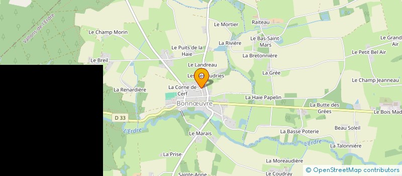 localisation de l'entreprise MONSIEUR OLIVIER FOUGERE  VALLONS-DE-L'ERDRE