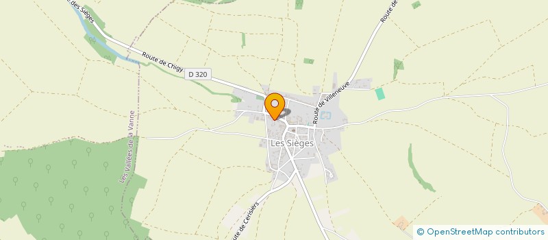 localisation de l'entreprise MONSIEUR OLIVIER FOUQUIER  LES SIEGES