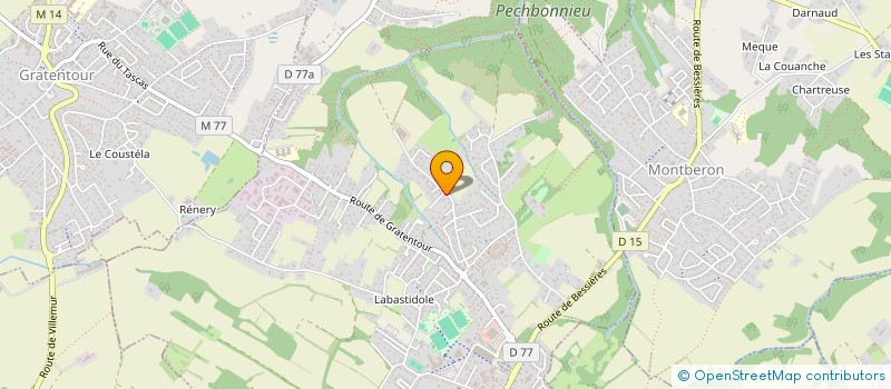 localisation de l'entreprise MONSIEUR OLIVIER FOURCADE  PECHBONNIEU