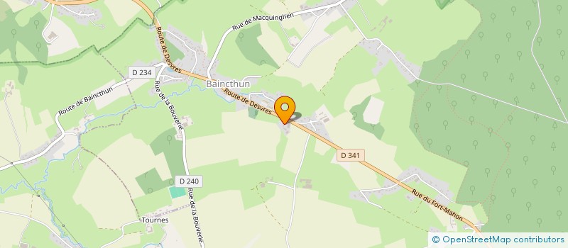 localisation de l'entreprise MONSIEUR OLIVIER FOURCROY  BAINCTHUN