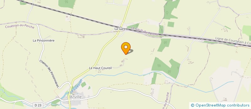 localisation de l'entreprise MONSIEUR OLIVIER FOURMY  COUETRON-AU-PERCHE