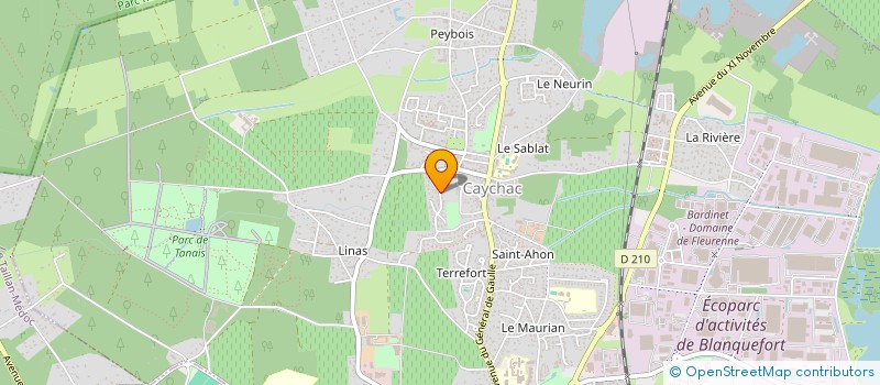 localisation de l'entreprise MONSIEUR OLIVIER FOURNASSON à BLANQUEFORT