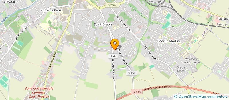 localisation de l'entreprise MONSIEUR OLIVIER FOURNET à CAMBRAI