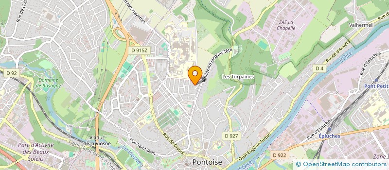 localisation de l'entreprise MONSIEUR OLIVIER FOURNIAT à PONTOISE