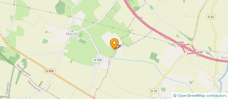 localisation de l'entreprise MONSIEUR OLIVIER FOURNIER à BOISCHAMPRE