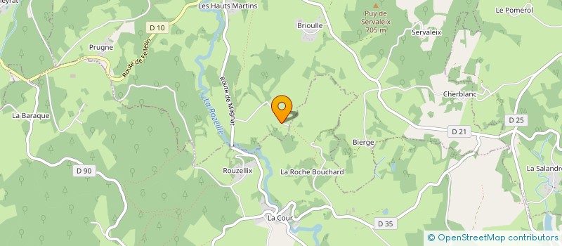 localisation de l'entreprise MONSIEUR OLIVIER FOURNIER  PONTCHARRAUD