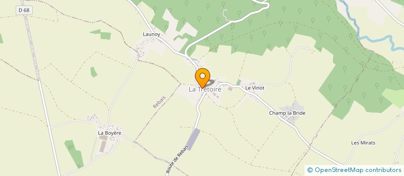 localisation de l'entreprise MONSIEUR OLIVIER FRADIN  TRETOIRE (LA)