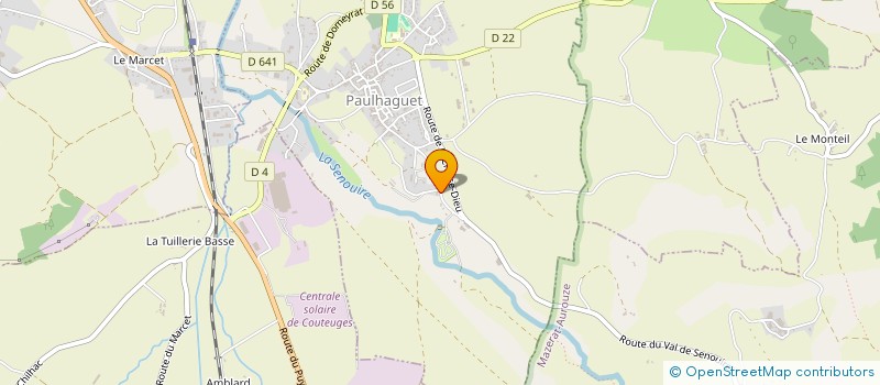 localisation de l'entreprise MONSIEUR OLIVIER FRAISSE  MAZERAT-AUROUZE