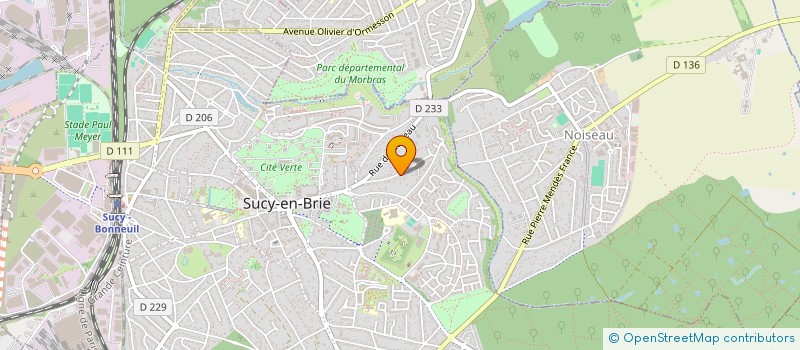 localisation de l'entreprise MONSIEUR OLIVIER FRANCESCHI  SUCY-EN-BRIE