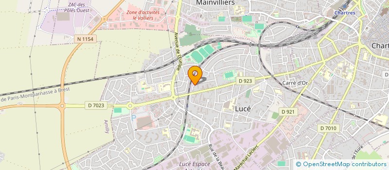 localisation de l'entreprise MONSIEUR OLIVIER FRANCILLETTE à LUCE