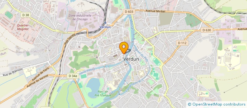 localisation de l'entreprise MONSIEUR OLIVIER FRANCOIS à VERDUN