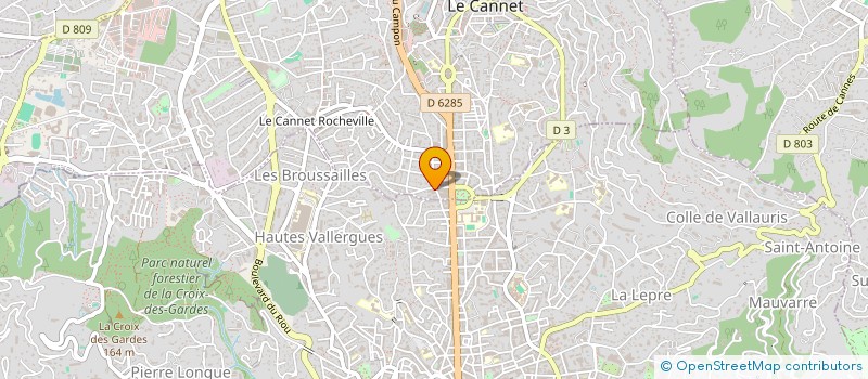 localisation de l'entreprise MONSIEUR OLIVIER FRANCOIS à LE CANNET