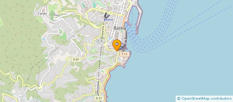 localisation de l'entreprise MONSIEUR OLIVIER FRANCONI à BASTIA