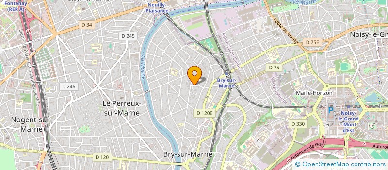 localisation de l'entreprise MONSIEUR OLIVIER FRANIER  BRY-SUR-MARNE