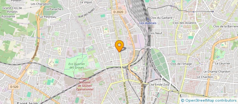 localisation de l'entreprise MONSIEUR OLIVIER FRANZETTI  ORLEANS