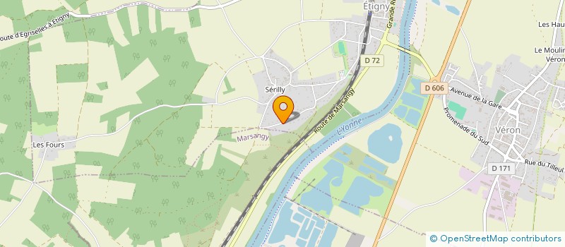 localisation de l'entreprise MONSIEUR OLIVIER FRAUDIN  ETIGNY