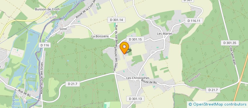 localisation de l'entreprise MONSIEUR OLIVIER FREBAULT à SOREL-MOUSSEL