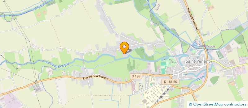 localisation de l'entreprise MONSIEUR OLIVIER FREDERIC BAUDENS  SAINT-VENANT